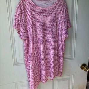 J Jill xl Pink Women's Asymmetrical Tunic Top